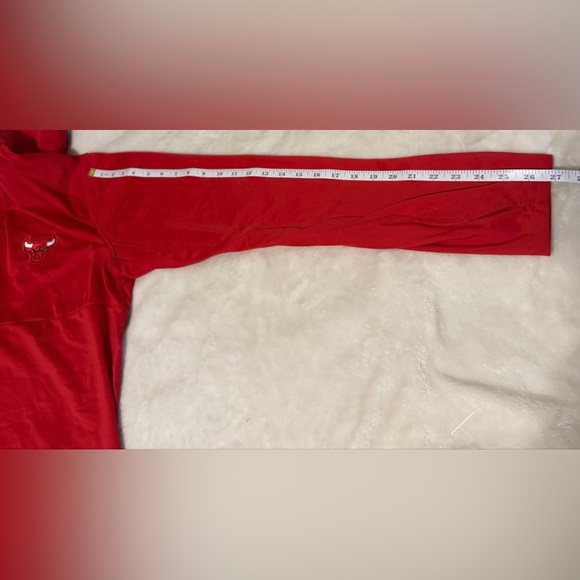 Nike Dri-Fit Chicago Bulls Long Sleeve 1/4 Zip Pullover Mens Large Lightweight - Picture 7 of 9